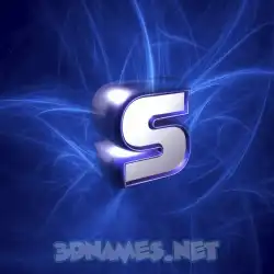 s in Plasma style - 3D name wallpaper