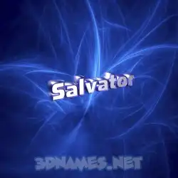 salvator in Plasma style - 3D name wallpaper