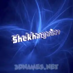 shekharyadav in Plasma style - 3D name wallpaper