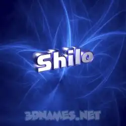 shilo in Plasma style - 3D name wallpaper