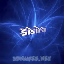 sisira in Plasma style - 3D name wallpaper