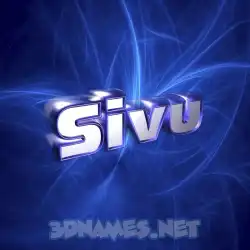 sivu in Plasma style - 3D name wallpaper