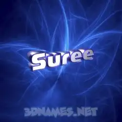 suree in Plasma style - 3D name wallpaper