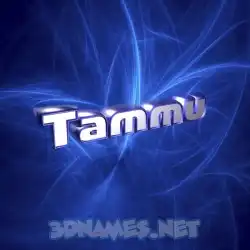 tammu in Plasma style - 3D name wallpaper