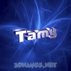 tamy in Plasma style - 3D name wallpaper