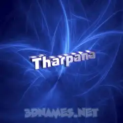 tharpana in Plasma style - 3D name wallpaper