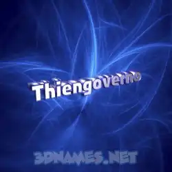 thiengoverno in Plasma style - 3D name wallpaper