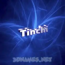 tinchi in Plasma style - 3D name wallpaper