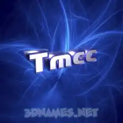 tmcc in Plasma style - 3D name wallpaper
