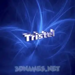tristel in Plasma style - 3D name wallpaper