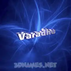 varadhu in Plasma style - 3D name wallpaper