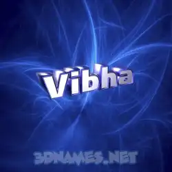 vibha in Plasma style - 3D name wallpaper
