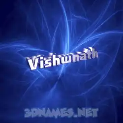 vishwnath in Plasma style - 3D name wallpaper
