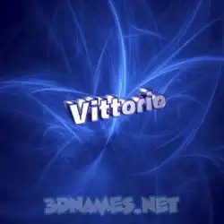 vittorio in Plasma style - 3D name wallpaper