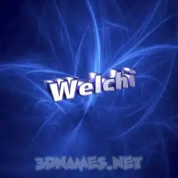 welchi in Plasma style - 3D name wallpaper