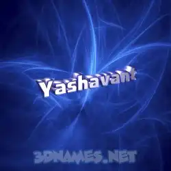 yashavant in Plasma style - 3D name wallpaper