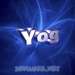 yog in Plasma style - 3D name wallpaper