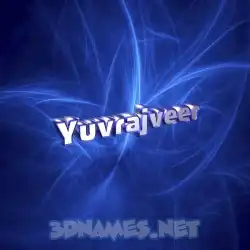 yuvrajveer in Plasma style - 3D name wallpaper