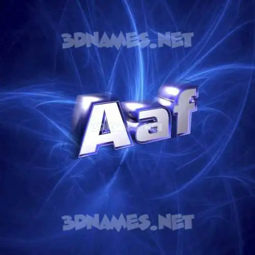 aaf in Plasma style - 3D name wallpaper aaf in Plasma style - 3D name wallpaper