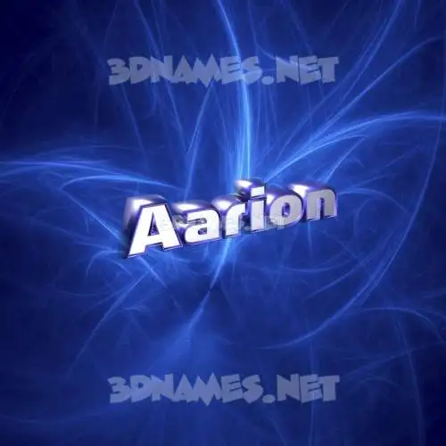 aarion in Plasma style - 3D name wallpaper