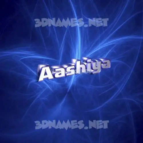 aashiya in Plasma style - 3D name wallpaper
