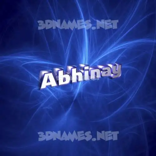 abhinay in Plasma style - 3D name wallpaper