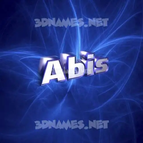 abis in Plasma style - 3D name wallpaper abis in Plasma style - 3D name wallpaper