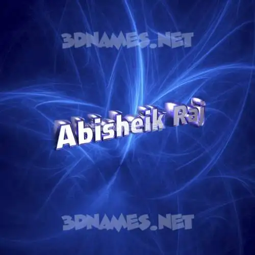 abisheik raj in Plasma style - 3D name wallpaper