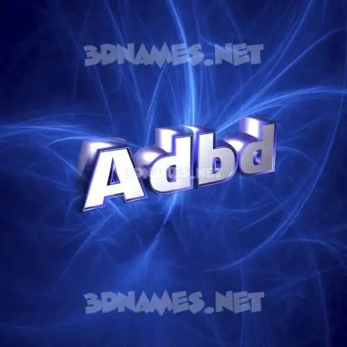 adbd in Plasma style - 3D name wallpaper adbd in Plasma style - 3D name wallpaper