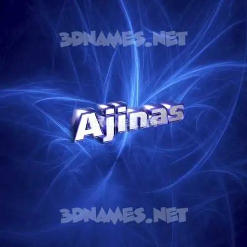 ajinas in Plasma style - 3D name wallpaper ajinas in Plasma style - 3D name wallpaper