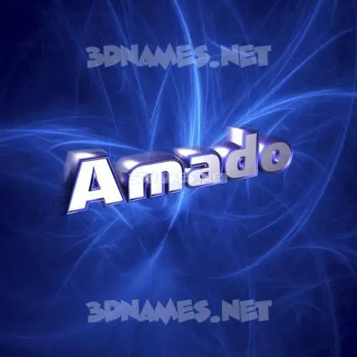 amado in Plasma style - 3D name wallpaper amado in Plasma style - 3D name wallpaper
