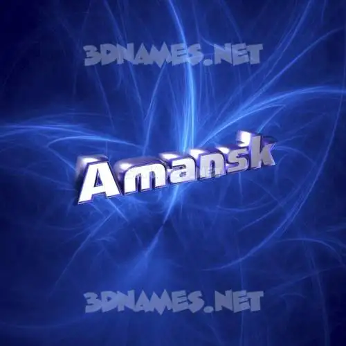 amansk in Plasma style - 3D name wallpaper amansk in Plasma style - 3D name wallpaper