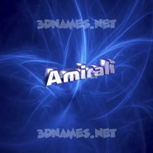 amirali in Plasma style - 3D name wallpaper