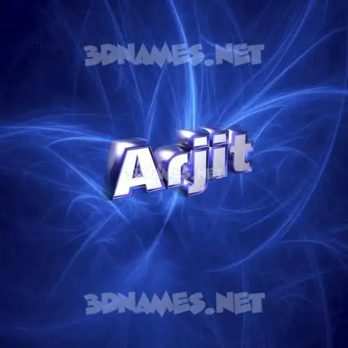 arjit in Plasma style - 3D name wallpaper