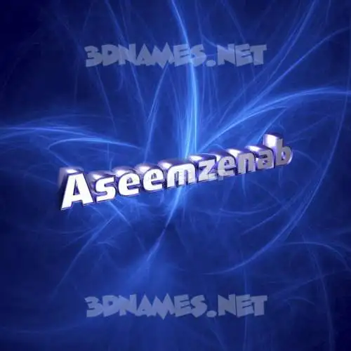 aseemzenab in Plasma style - 3D name wallpaper