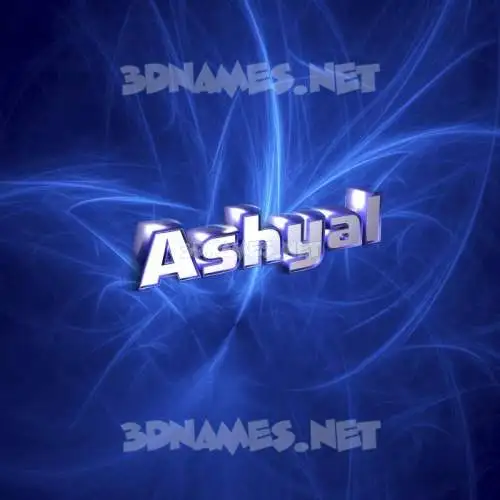 ashyal in Plasma style - 3D name wallpaper ashyal in Plasma style - 3D name wallpaper