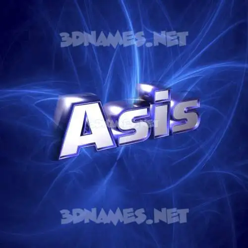 asis in Plasma style - 3D name wallpaper asis in Plasma style - 3D name wallpaper