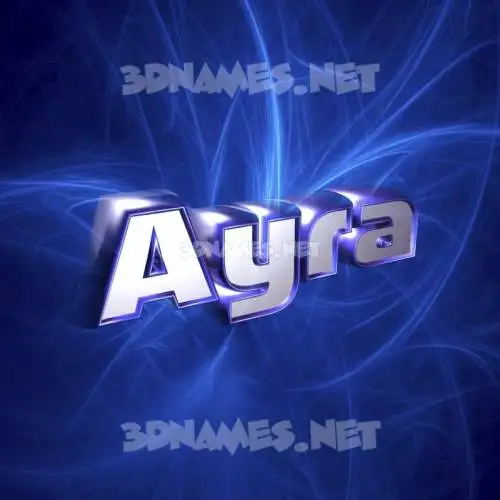 ayra in Plasma style - 3D name wallpaper ayra in Plasma style - 3D name wallpaper