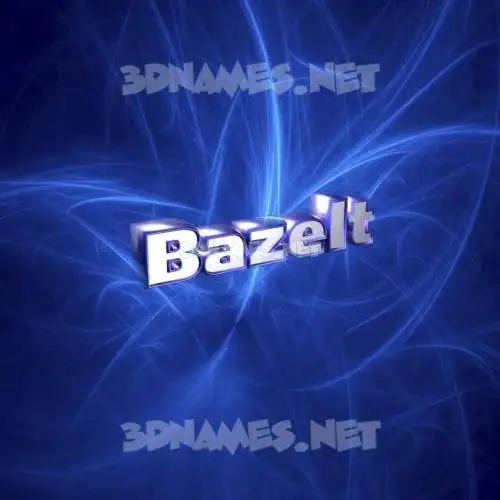 bazelt in Plasma style - 3D name wallpaper bazelt in Plasma style - 3D name wallpaper