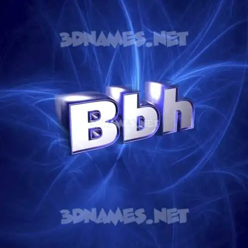 bbh in Plasma style - 3D name wallpaper bbh in Plasma style - 3D name wallpaper
