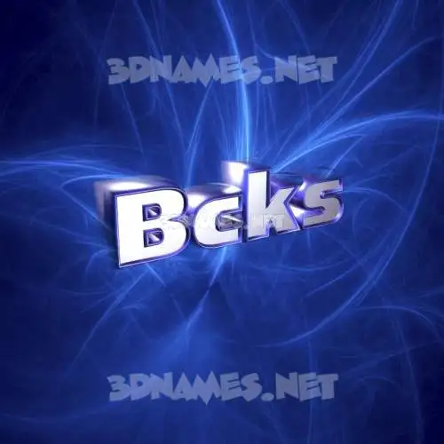 bcks in Plasma style - 3D name wallpaper bcks in Plasma style - 3D name wallpaper