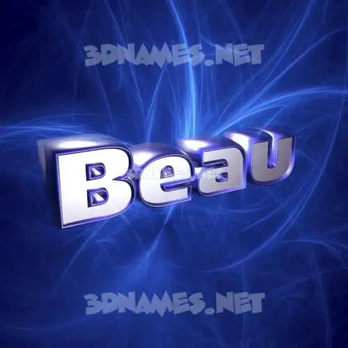 beau in Plasma style - 3D name wallpaper beau in Plasma style - 3D name wallpaper