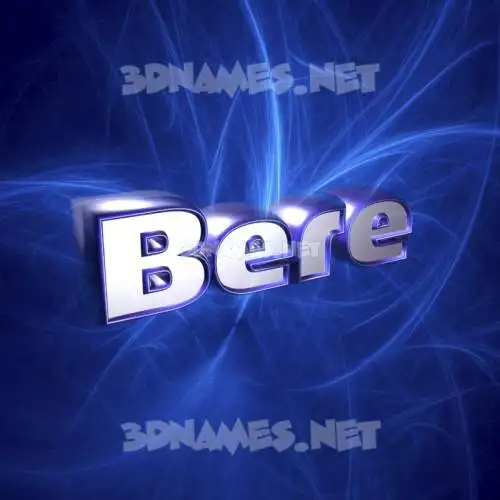 bere in Plasma style - 3D name wallpaper bere in Plasma style - 3D name wallpaper