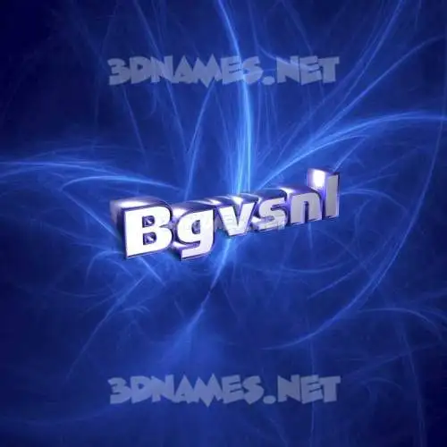 bgvsnl in Plasma style - 3D name wallpaper bgvsnl in Plasma style - 3D name wallpaper