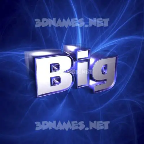 big in Plasma style - 3D name wallpaper big in Plasma style - 3D name wallpaper