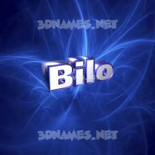 bilo in Plasma style - 3D name wallpaper bilo in Plasma style - 3D name wallpaper