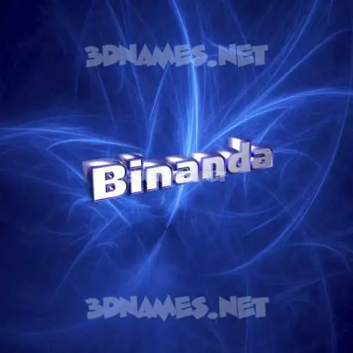 binanda in Plasma style - 3D name wallpaper binanda in Plasma style - 3D name wallpaper