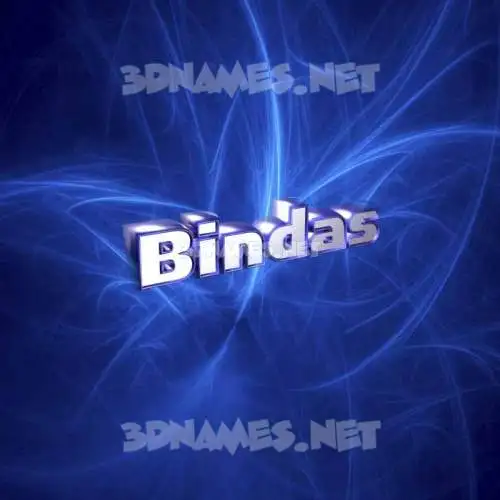 bindas in Plasma style - 3D name wallpaper bindas in Plasma style - 3D name wallpaper