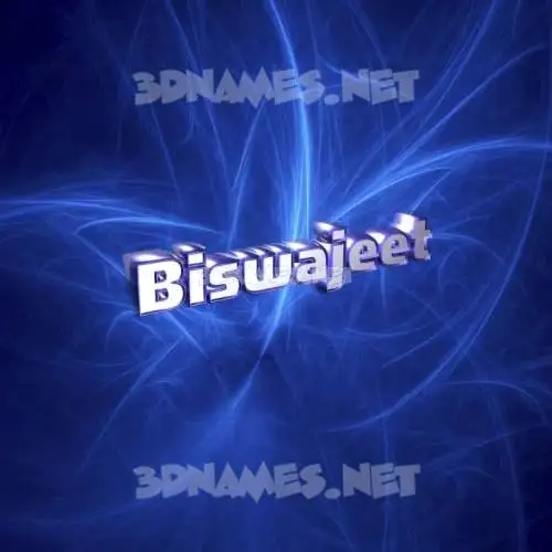 biswajeet in Plasma style - 3D name wallpaper