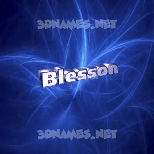 blesson in Plasma style - 3D name wallpaper blesson in Plasma style - 3D name wallpaper